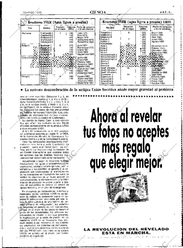 ABC MADRID 01-03-1992 página 85