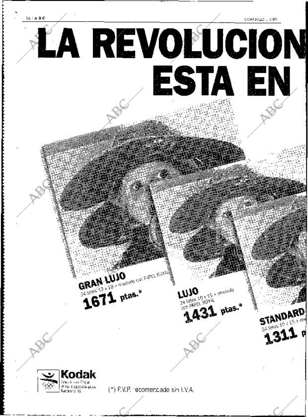 ABC MADRID 01-03-1992 página 86