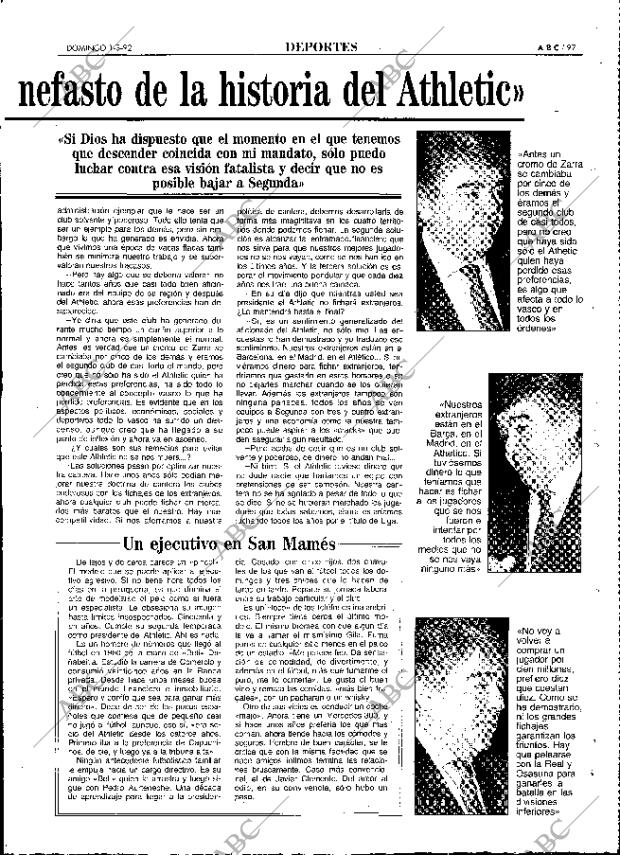 ABC MADRID 01-03-1992 página 97