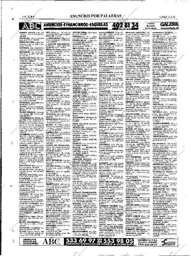 ABC MADRID 02-03-1992 página 114