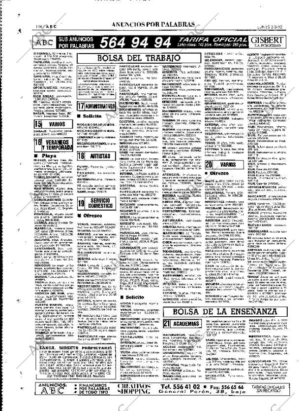 ABC MADRID 02-03-1992 página 116