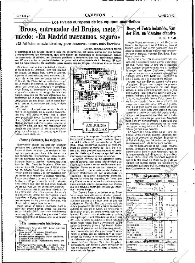 ABC MADRID 02-03-1992 página 62
