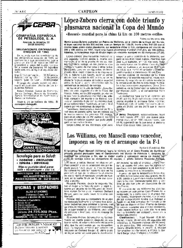 ABC MADRID 02-03-1992 página 74