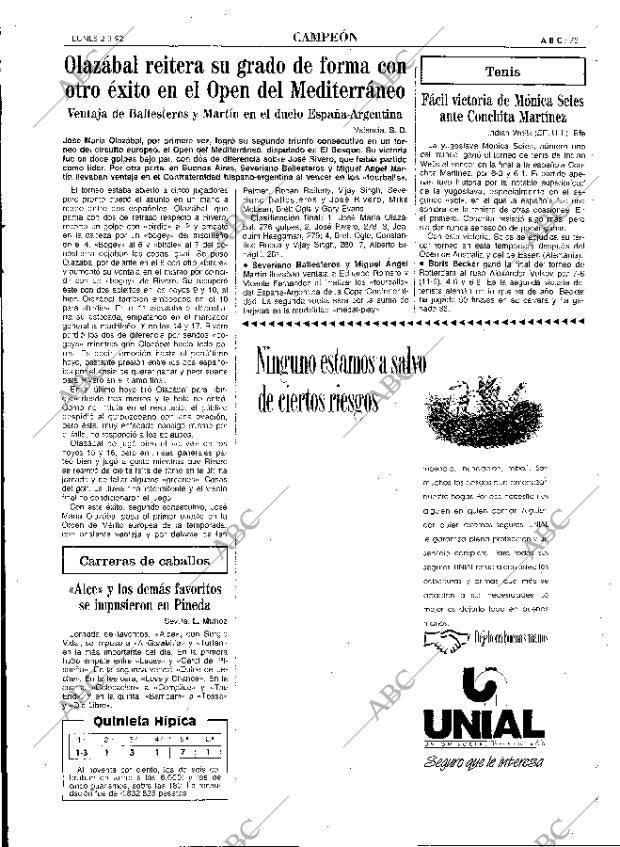 ABC MADRID 02-03-1992 página 75