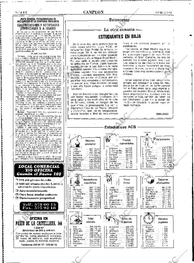 ABC MADRID 02-03-1992 página 76
