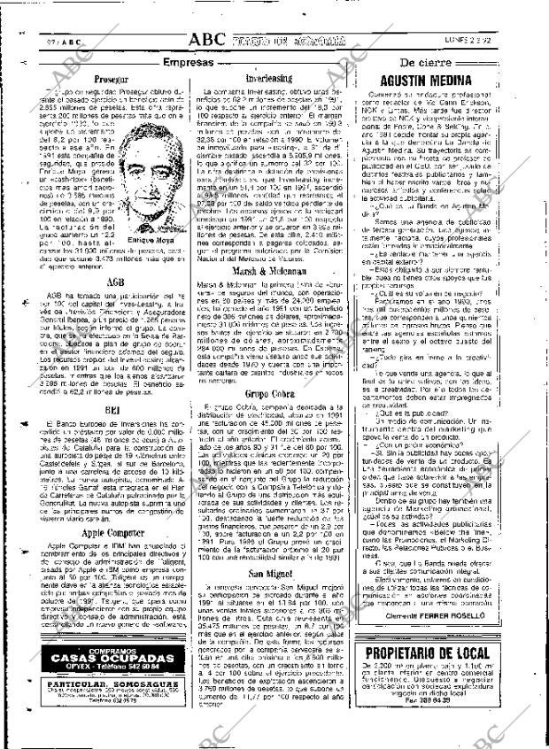 ABC MADRID 02-03-1992 página 92