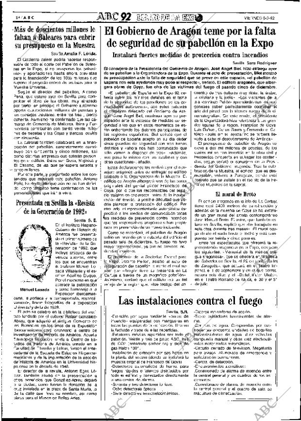 ABC SEVILLA 06-03-1992 página 54