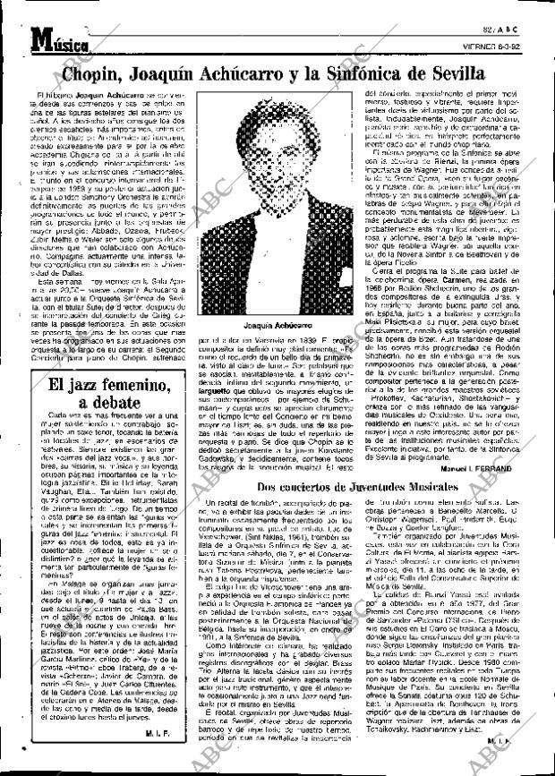 ABC SEVILLA 06-03-1992 página 82