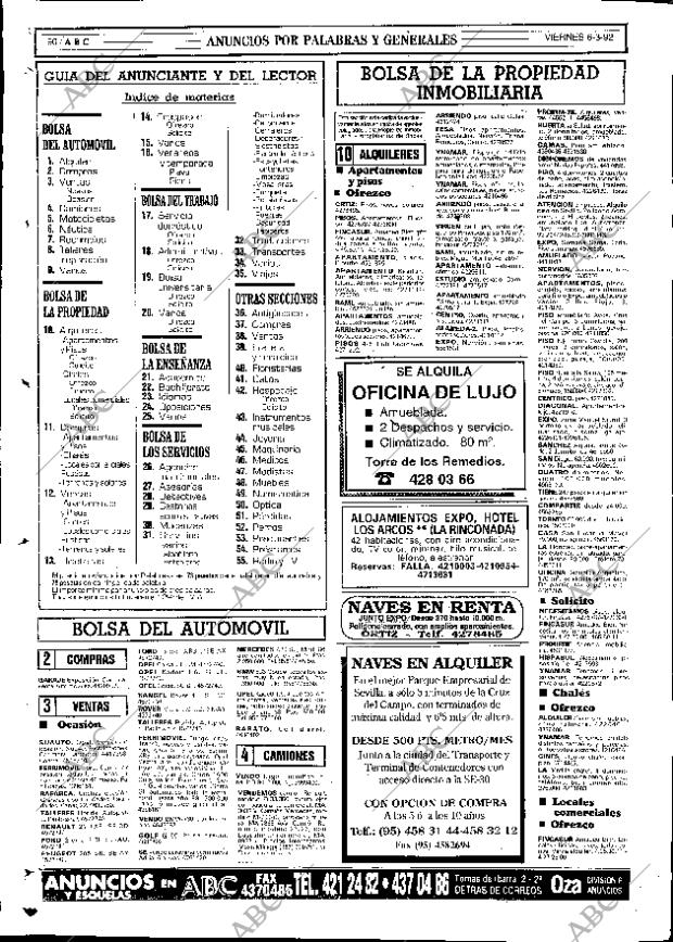 ABC SEVILLA 06-03-1992 página 90
