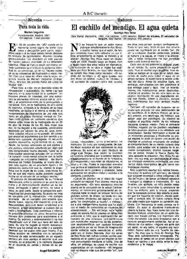 CULTURAL MADRID 06-03-1992 página 9