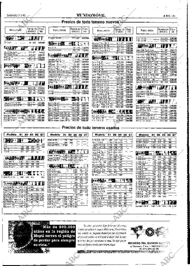 ABC MADRID 07-03-1992 página 65