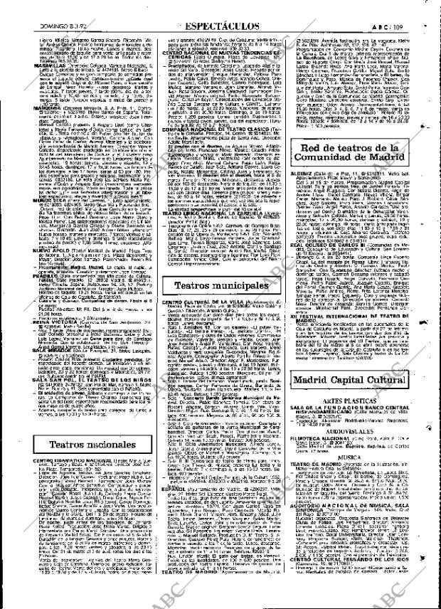 ABC MADRID 08-03-1992 página 109
