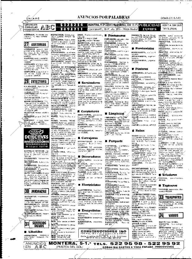 ABC MADRID 08-03-1992 página 134