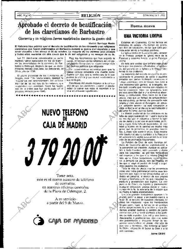 ABC MADRID 08-03-1992 página 60