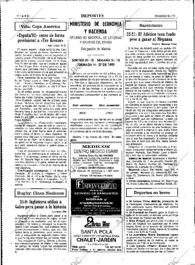 ABC MADRID 08-03-1992 página 82