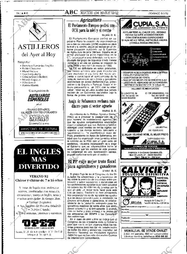 ABC MADRID 08-03-1992 página 94