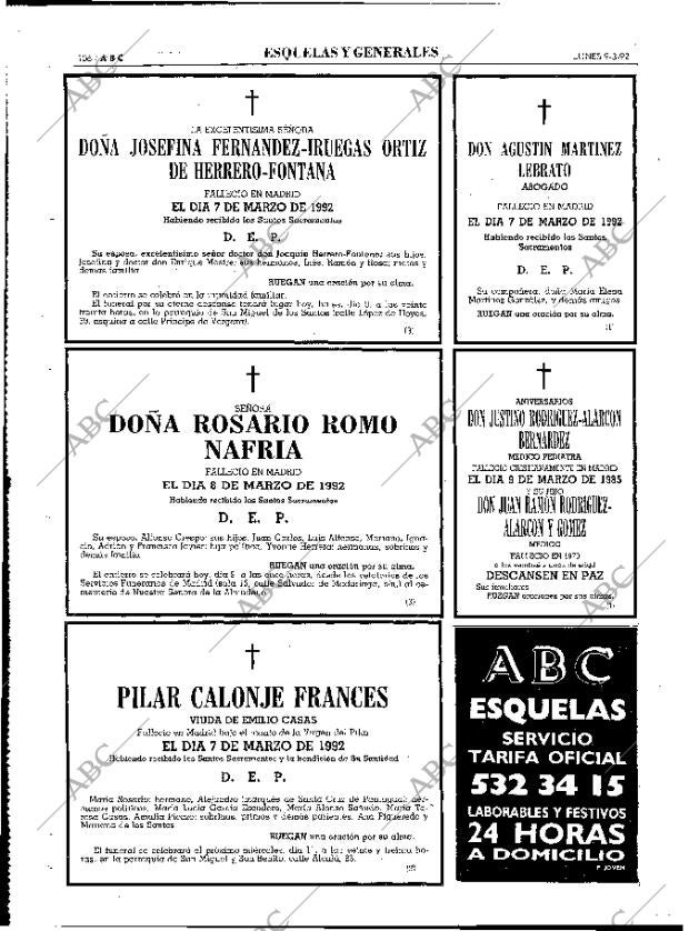 ABC MADRID 09-03-1992 página 106