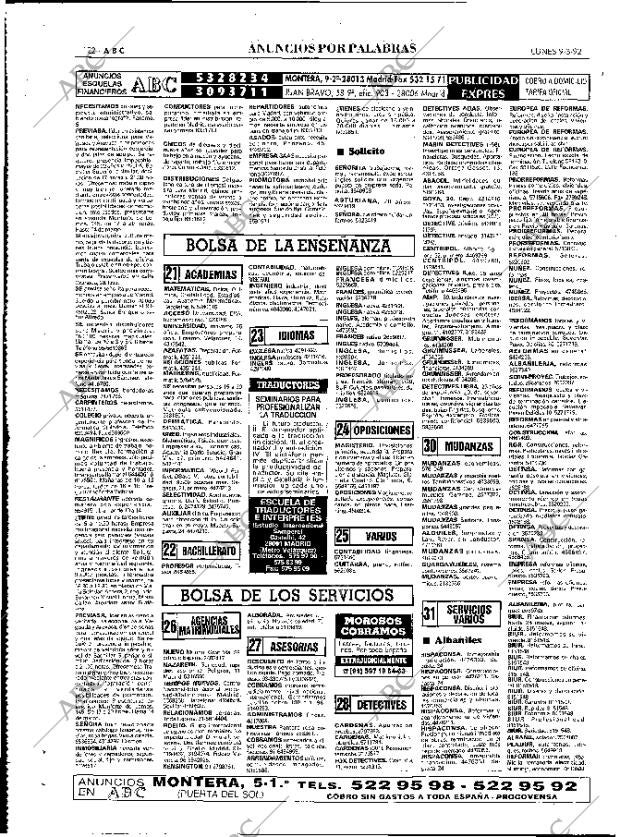ABC MADRID 09-03-1992 página 122