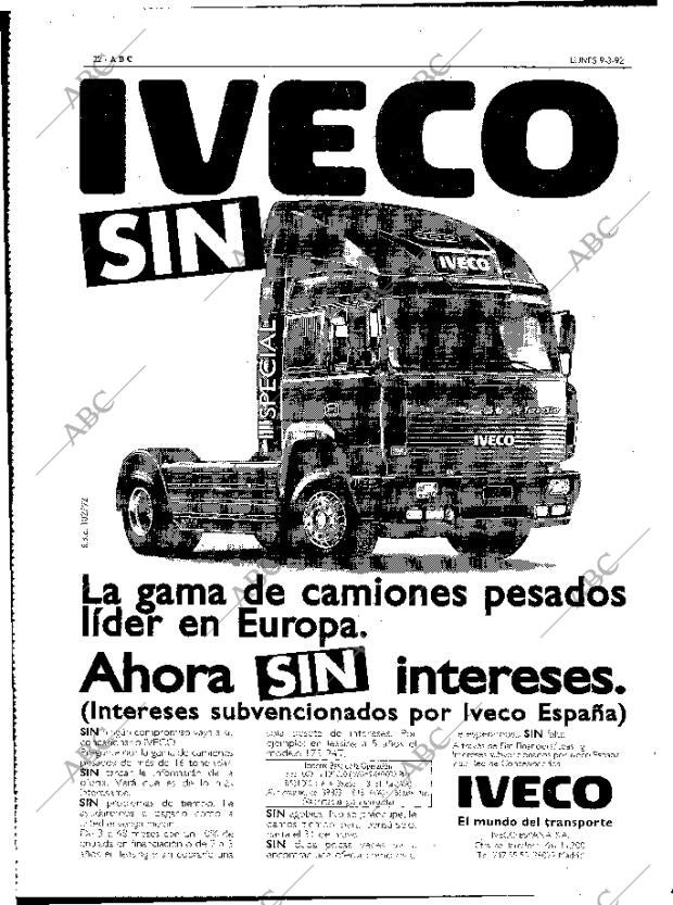 ABC MADRID 09-03-1992 página 22
