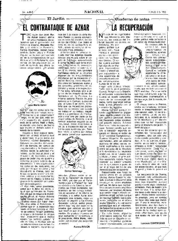ABC MADRID 09-03-1992 página 26