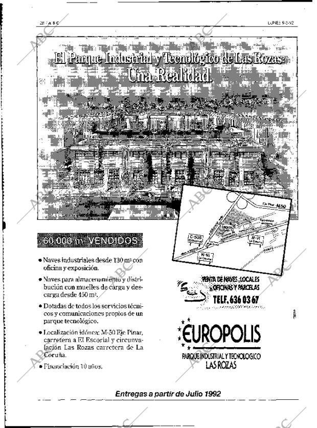 ABC MADRID 09-03-1992 página 28