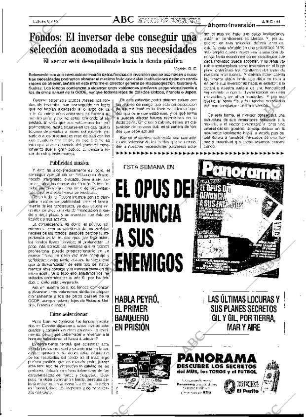 ABC MADRID 09-03-1992 página 61