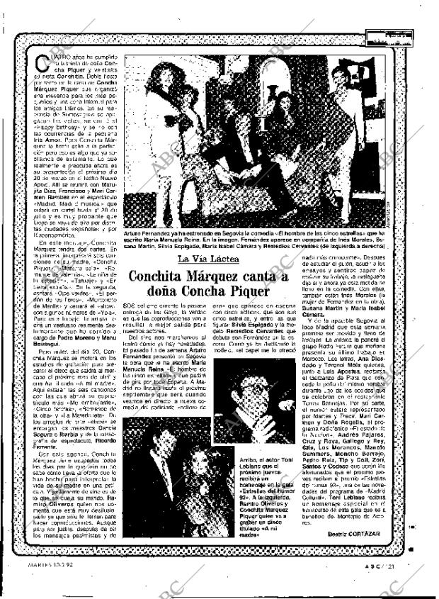 ABC MADRID 10-03-1992 página 121