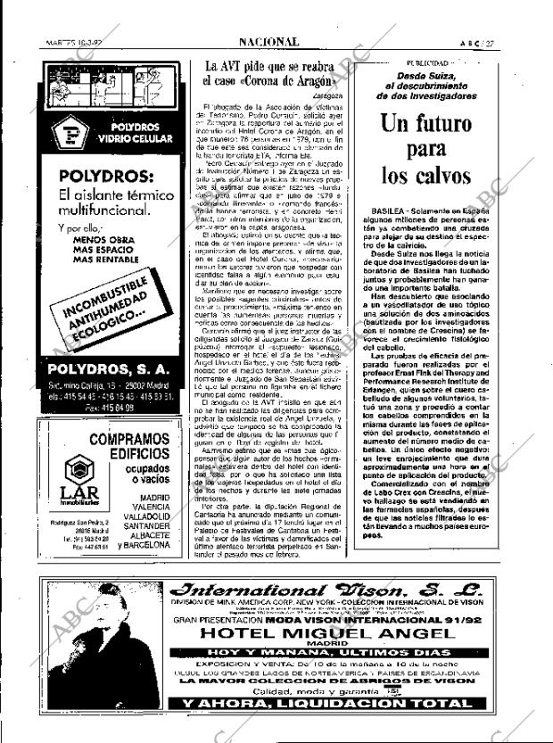 ABC MADRID 10-03-1992 página 27