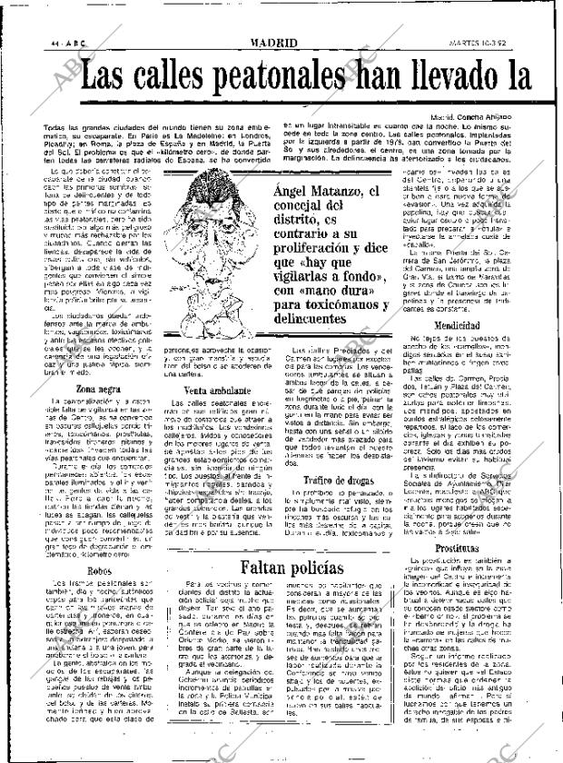 ABC MADRID 10-03-1992 página 44