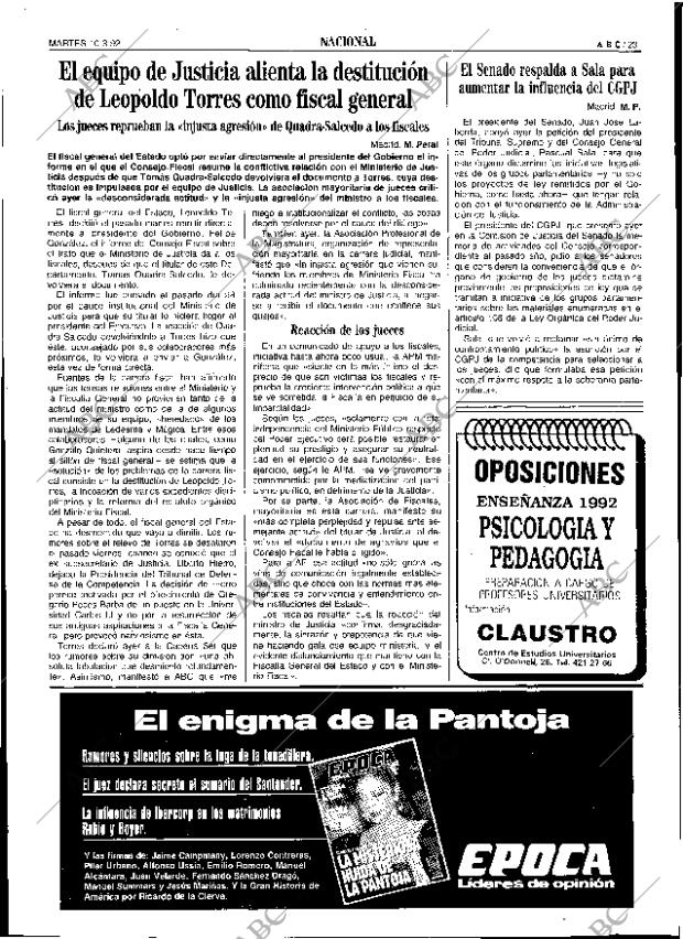 ABC SEVILLA 10-03-1992 página 23