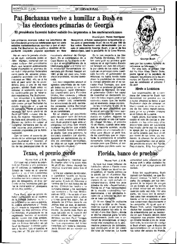 Periodico Abc Sevilla 11 03 1992 Portada Archivo Abc