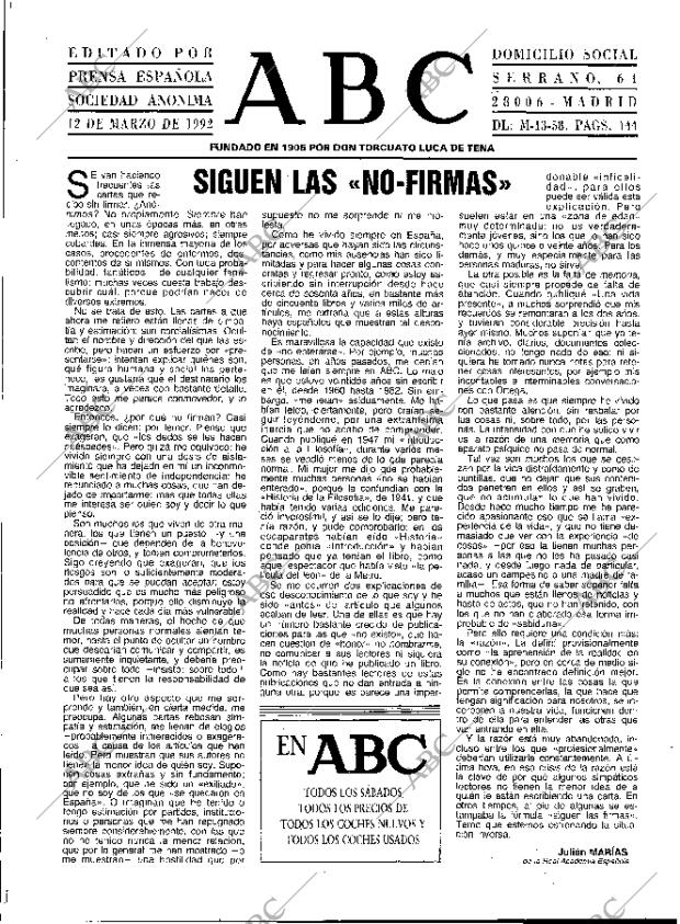 ABC MADRID 12-03-1992 página 3