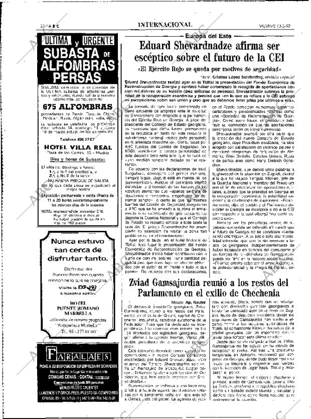ABC MADRID 13-03-1992 página 32