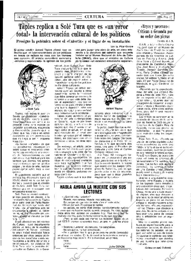 ABC MADRID 13-03-1992 página 49