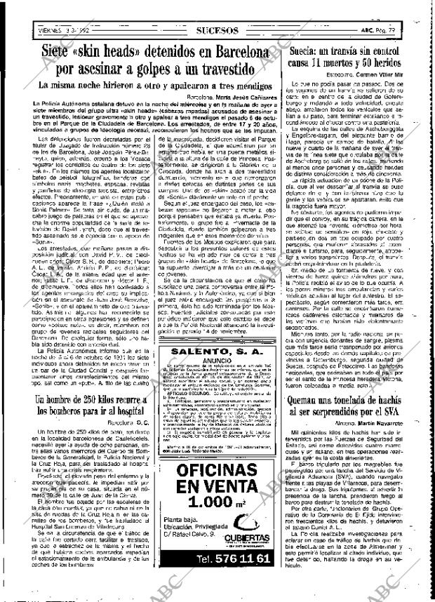 ABC MADRID 13-03-1992 página 79