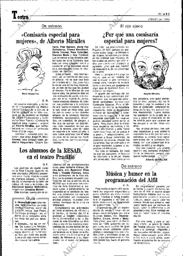 ABC MADRID 13-03-1992 página 90