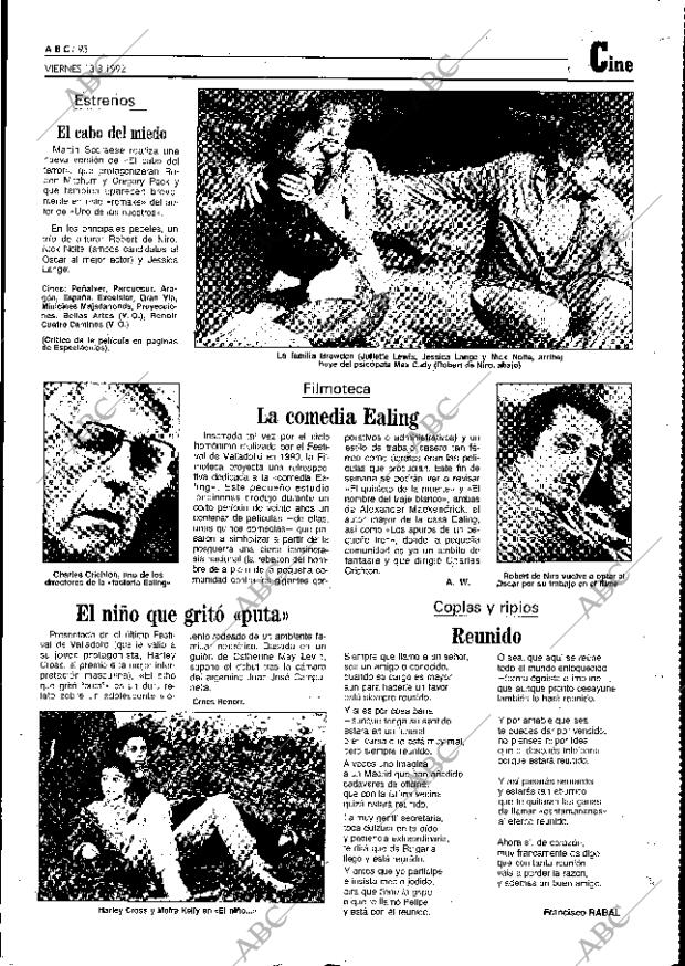 ABC MADRID 13-03-1992 página 93