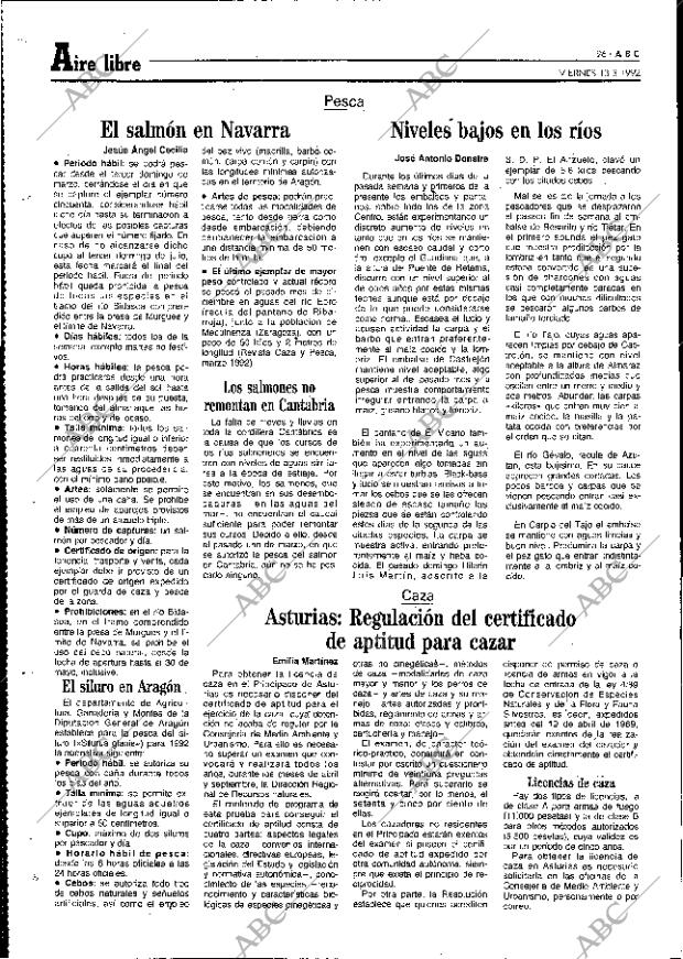 ABC MADRID 13-03-1992 página 96