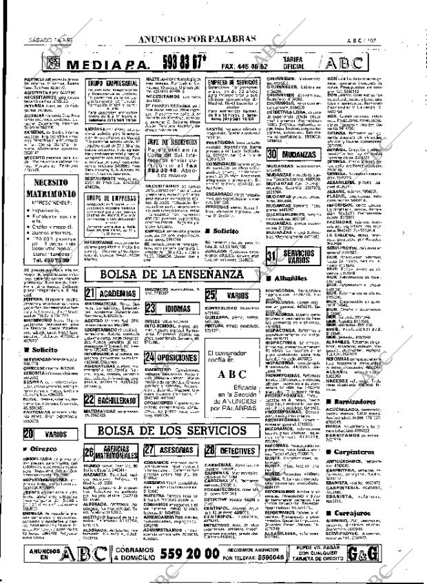 ABC MADRID 14-03-1992 página 107