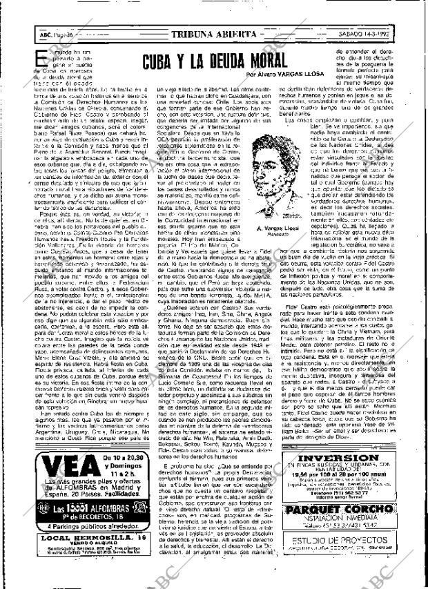 ABC MADRID 14-03-1992 página 36