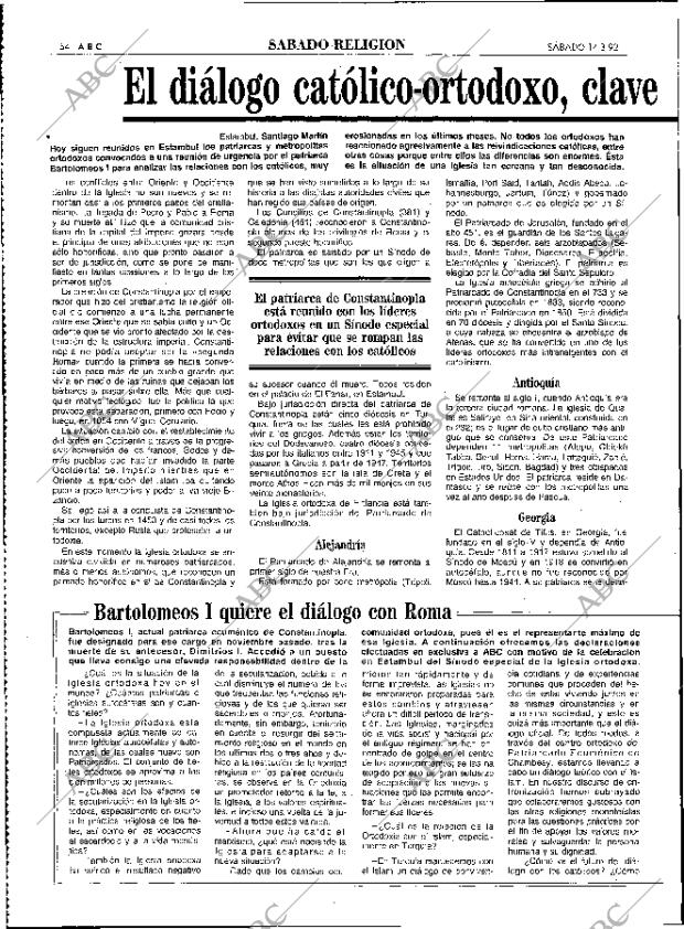 ABC MADRID 14-03-1992 página 54