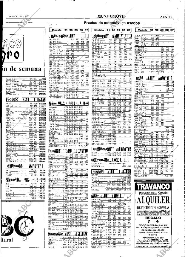 ABC MADRID 14-03-1992 página 61