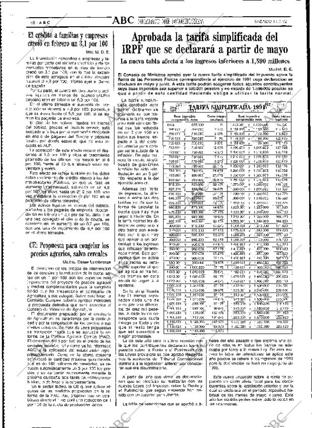 ABC MADRID 14-03-1992 página 68