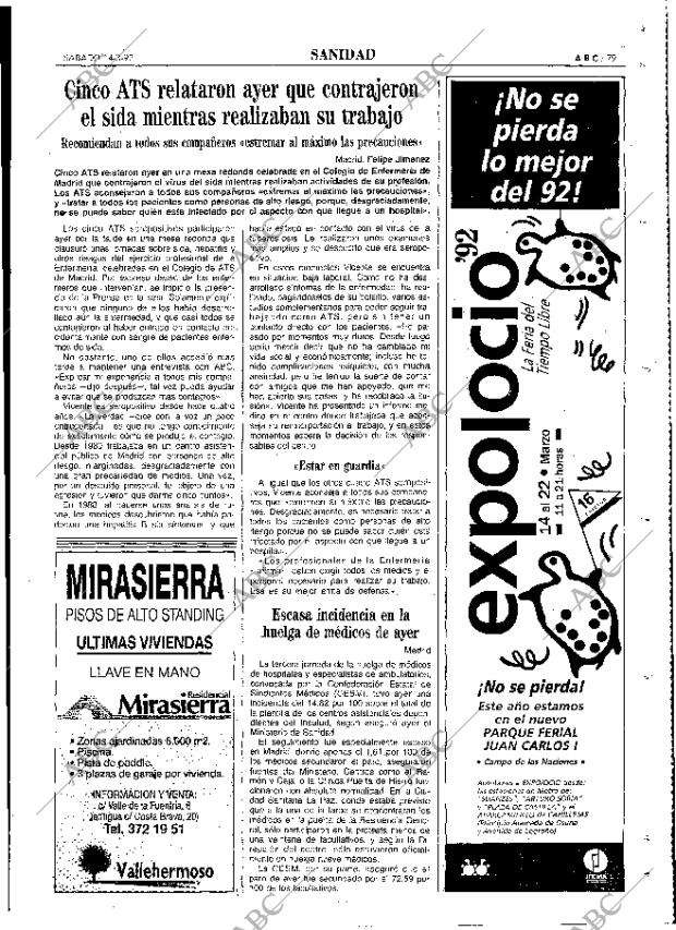 ABC MADRID 14-03-1992 página 79