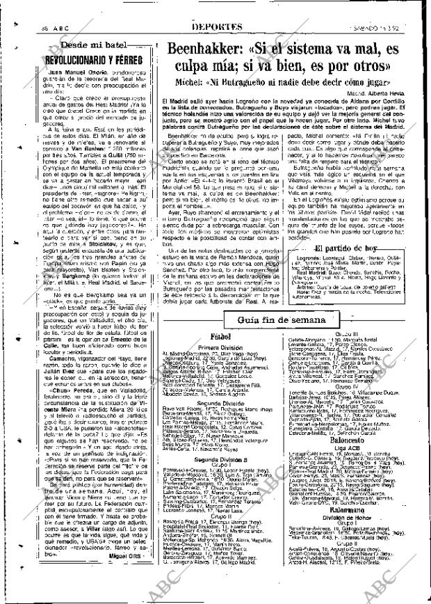 ABC MADRID 14-03-1992 página 88
