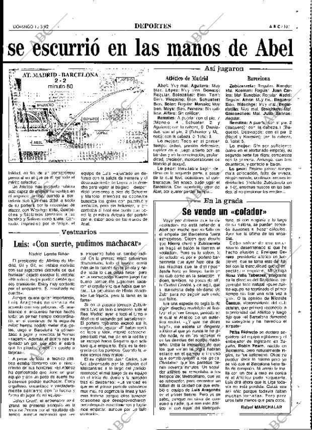 ABC MADRID 15-03-1992 página 101