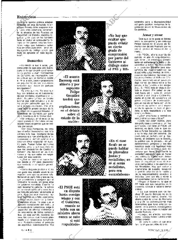 ABC MADRID 15-03-1992 página 16