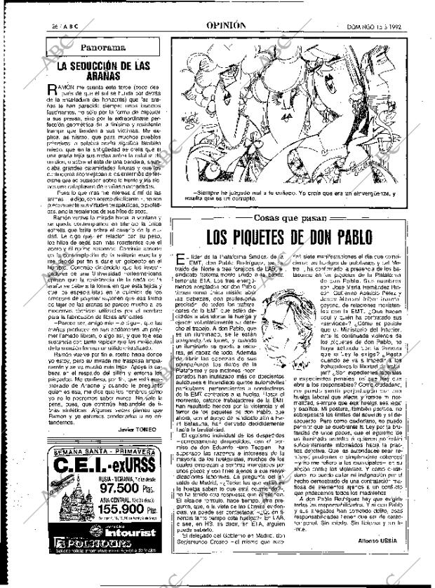 ABC MADRID 15-03-1992 página 26