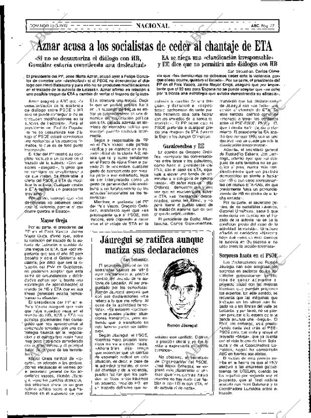 ABC MADRID 15-03-1992 página 27