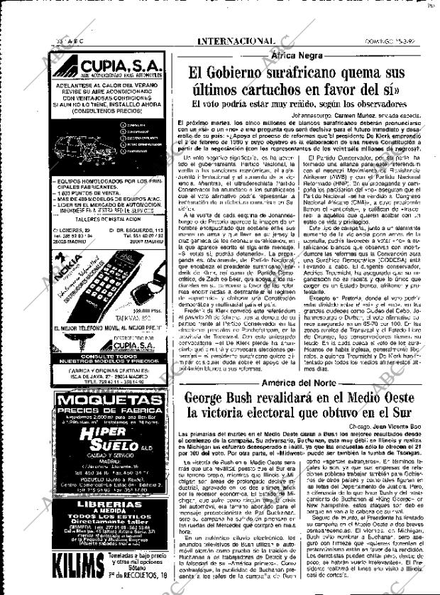 ABC MADRID 15-03-1992 página 38